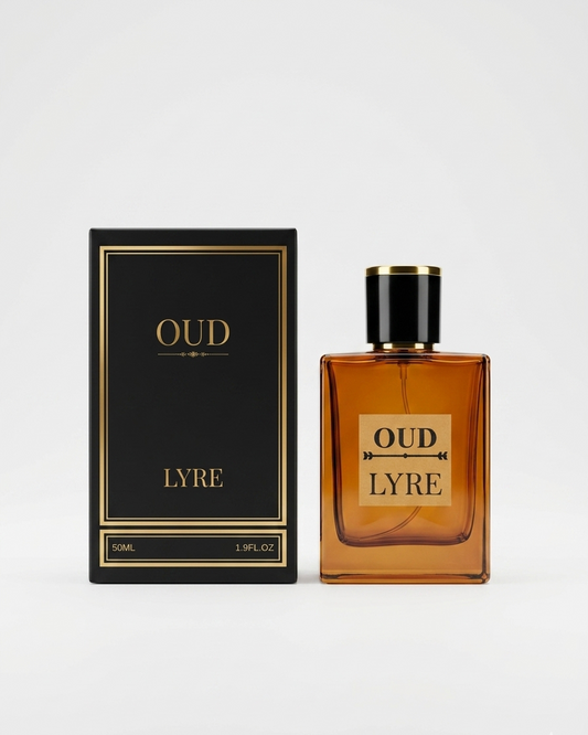 OUD by LYRE perfume with box luxury oud packaging premium fragrance