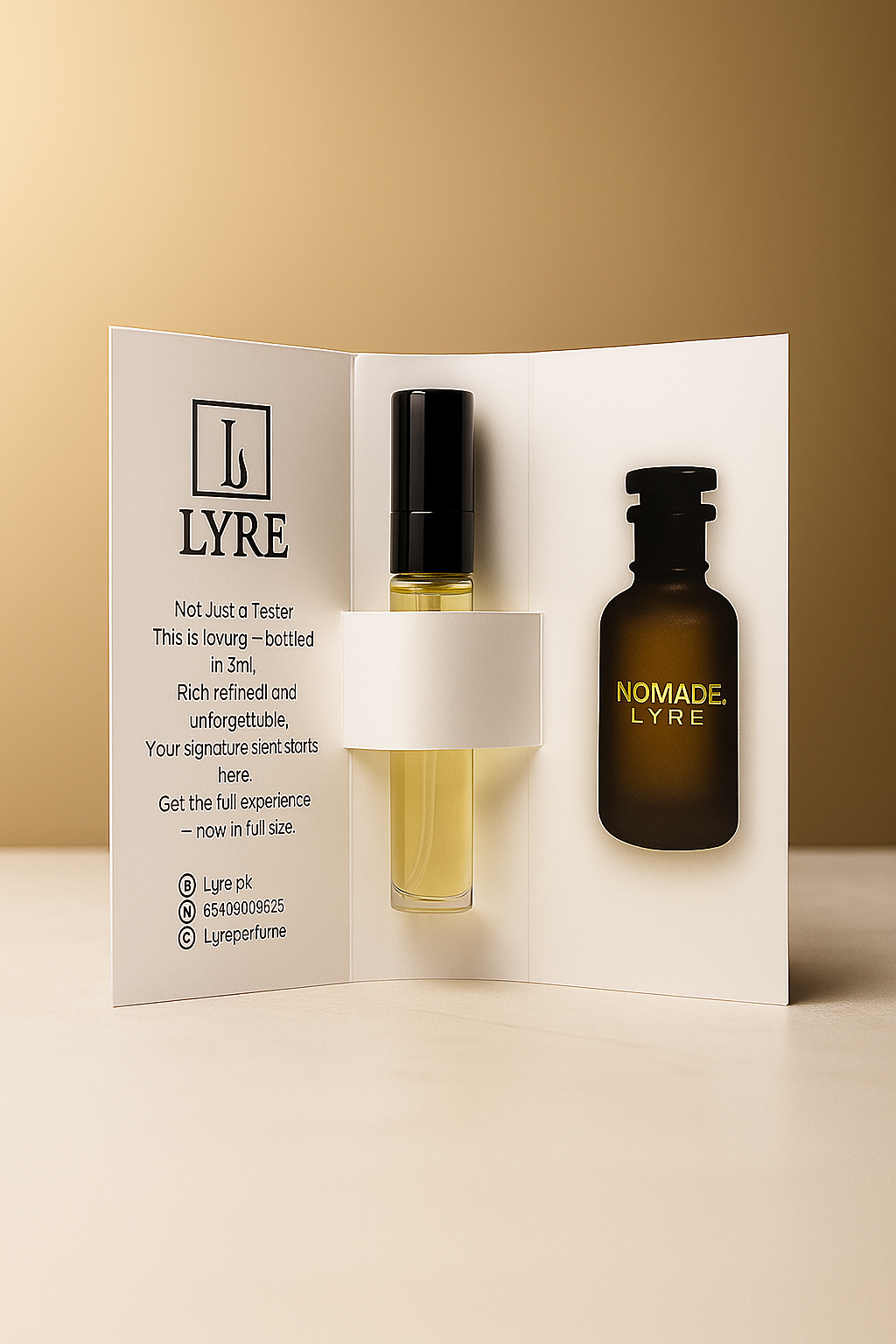 NOMADE by LYRE – 50ml Handmade Smoky Oud EDP (Ombre Nomade Dupe, best Lasting)