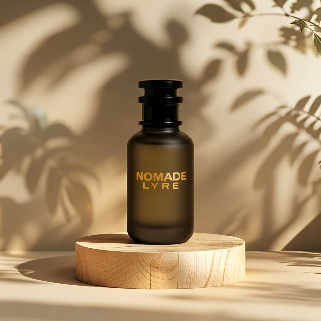 NOMADE by LYRE 50ml smoky oud bottle front view