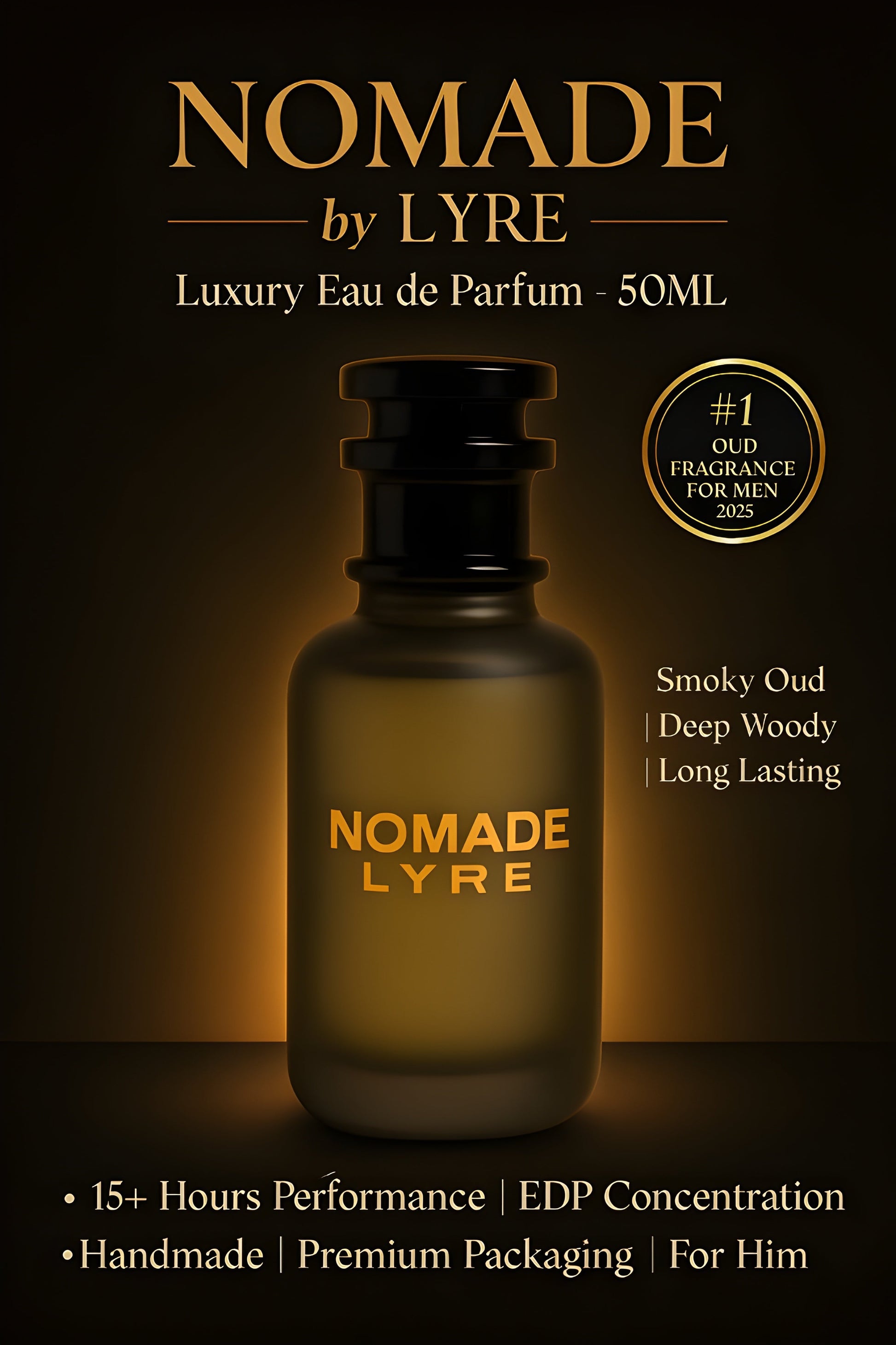 Made in Pakistan – NOMADE perfume branding detail