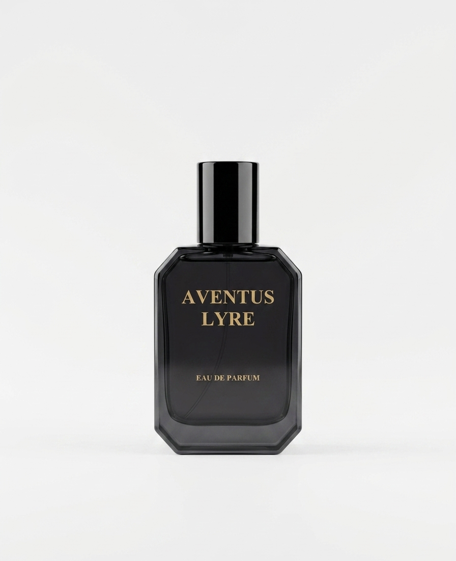 AVENTUS by LYRE perfume bottle front view fruity woody fragrance Pakistan