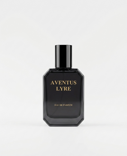 AVENTUS by LYRE perfume bottle front view fruity woody fragrance Pakistan