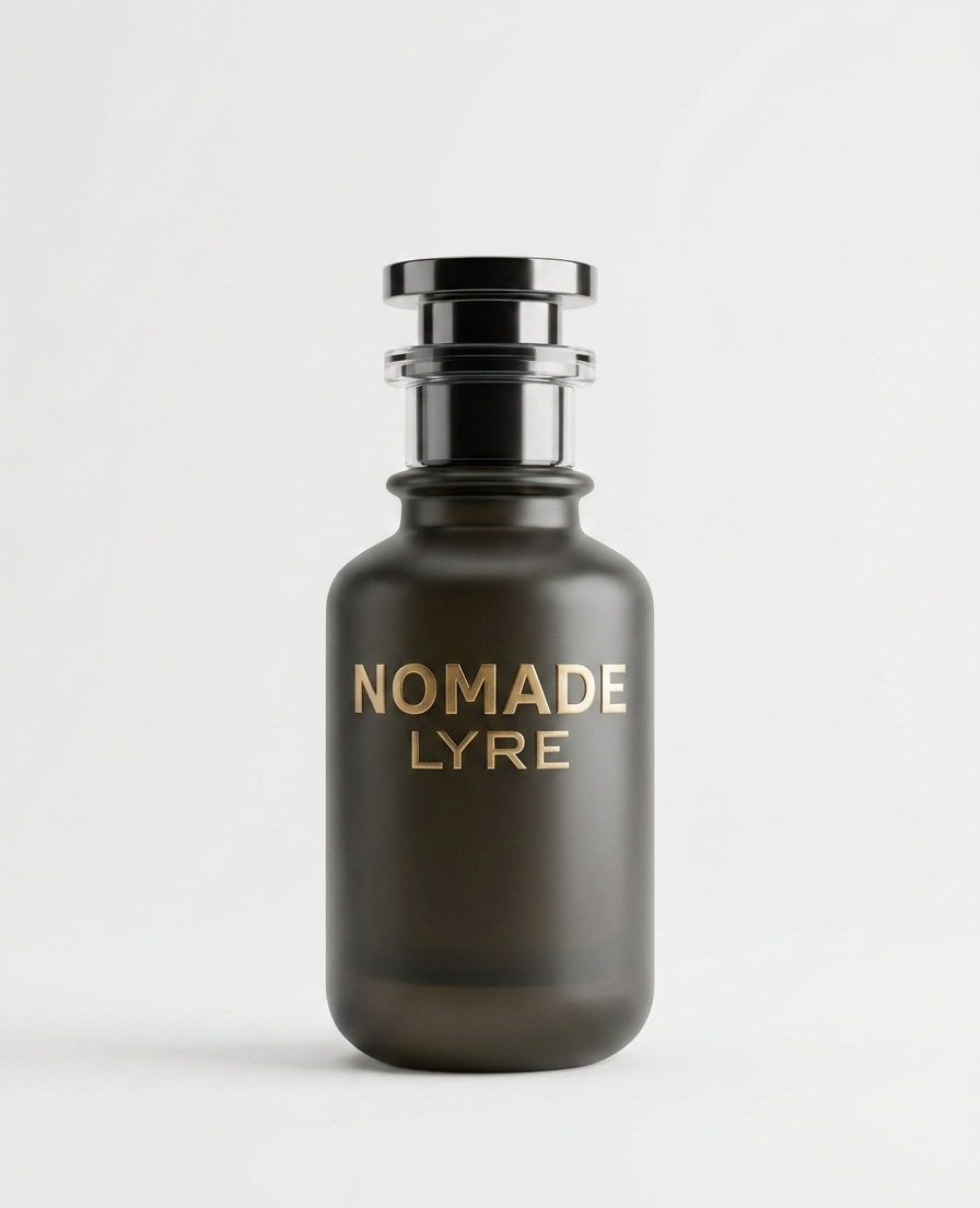 NOMADE by LYRE perfume bottle woody oud fragrance Pakistan