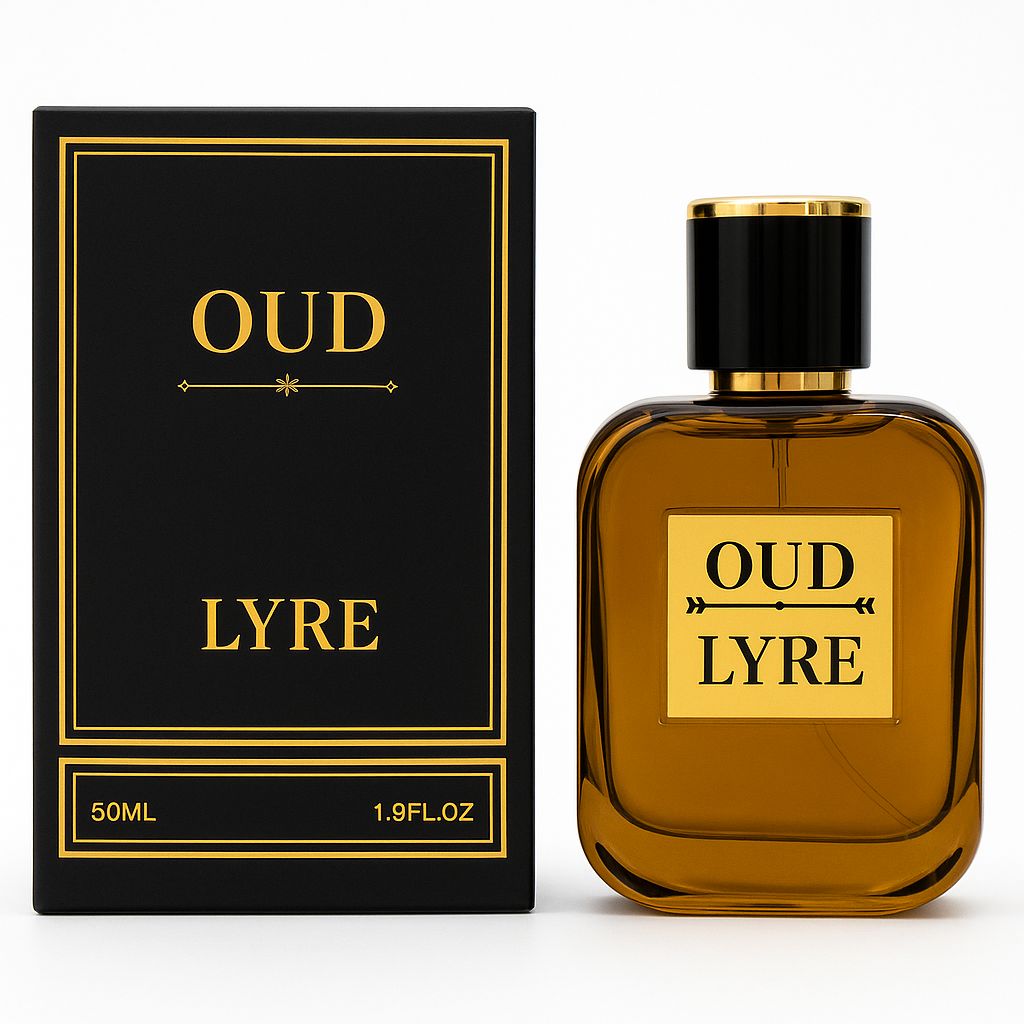 OUD by LYRE perfume bottle with box, premium long lasting oud fragrance for men