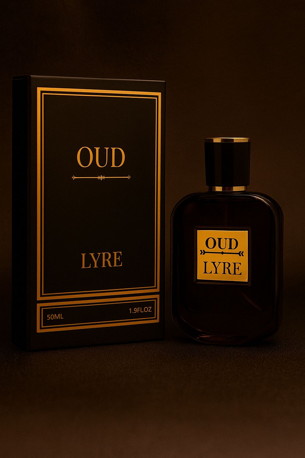 Luxury OUD by LYRE perfume box and bottle for men, long lasting oud perfume in Pakistan