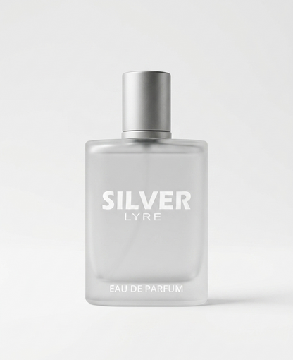 SILVER by LYRE perfume bottle fresh citrus musky fragrance Pakistan